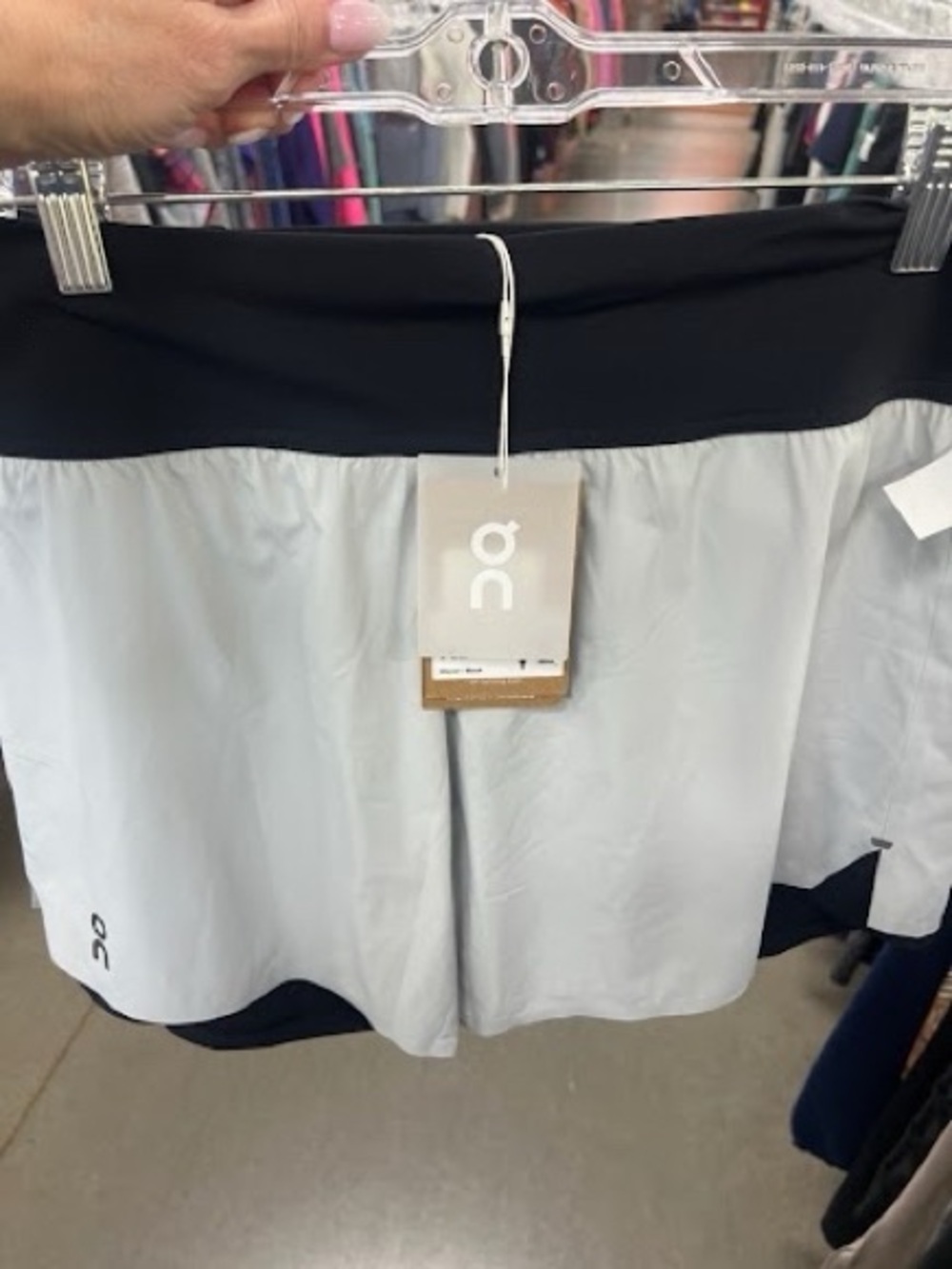NWT on clouds Gray Running Shorts Size XL